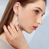 Wholesale Handmade 925 Sterling Silver Earrings With Natural Freshwater Pearl For Women Retro Style
