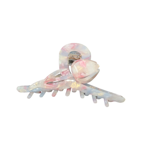 Wholesale Handmade Sweet Style Acetic Acid Women's Flower Shark Hair Clip