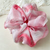 Wholesale Handmade Tiedye Chiffon Hair Ring For Women And Girls