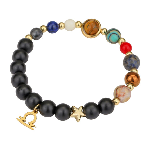 Wholesale Handmade Unisex Beaded Bracelet With Stainless Steel Stone Alloy And Geometric Pendant