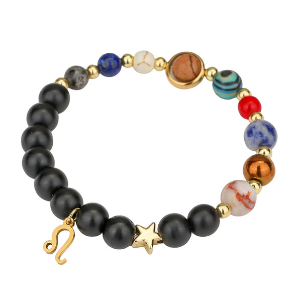 Wholesale Handmade Unisex Beaded Bracelet With Stainless Steel Stone Alloy And Geometric Pendant