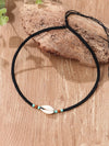 Wholesale Handmade Vintage Bohemian Style Wax Rope Vervain Chain Clavicle Necklace Jewelry