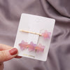 Wholesale Handmade Women's Cute Heartshaped Star Hairpin Soft Clay Duck Clip
