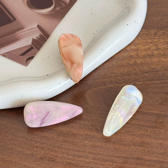 Wholesale Handmade Women's Versatile Geometric Acetic Acid Duck Bill Hair Clip