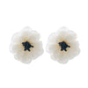 Wholesale Handmade Zinc Alloy Flower Earrings Light Luxury Style Hand Knitted