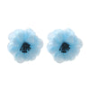 Wholesale Handmade Zinc Alloy Flower Earrings Light Luxury Style Hand Knitted