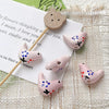 Wholesale Handpainted Ceramic Pigeon Beaded Jewelry Bracelet Necklace Accessories