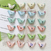 Wholesale Handpainted Ceramic Pigeon Beaded Jewelry Bracelet Necklace Accessories