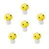 Wholesale Handpainted Glass Glaze Mushroom Beads Jewelry Earrings Necklace Bracelet Materials