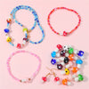 Wholesale Handpainted Glass Glaze Mushroom Beads Jewelry Earrings Necklace Bracelet Materials