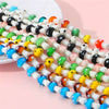 Wholesale Handpainted Glass Glaze Mushroom Beads Jewelry Earrings Necklace Bracelet Materials
