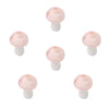 Wholesale Handpainted Glass Glaze Mushroom Beads Jewelry Earrings Necklace Bracelet Materials