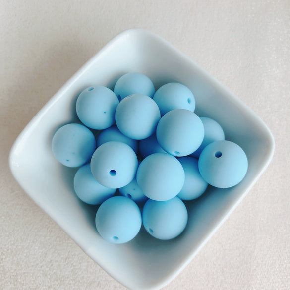 Wholesale Handpainted Rubber Round Beads For Diy Jewelry Accessories Handmade Mobile Phone Chain