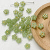 Wholesale Handpainted Vintage Glass Glazed Loose Beads With Flower Pattern For Diy Bracelet Necklace Accessories Material