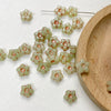Wholesale Handpainted Vintage Glass Glazed Loose Beads With Flower Pattern For Diy Bracelet Necklace Accessories Material