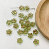 Wholesale Handpainted Vintage Glass Glazed Loose Beads With Flower Pattern For Diy Bracelet Necklace Accessories Material