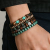 Wholesale Handstring Zinc Alloy Life Tree With Geometric Pattern Handmade Wooden Beads Vintage Style