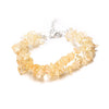 Wholesale Handworn Natural Crystal Agate Amethyst Double Bracelet Handmade Geometric Style