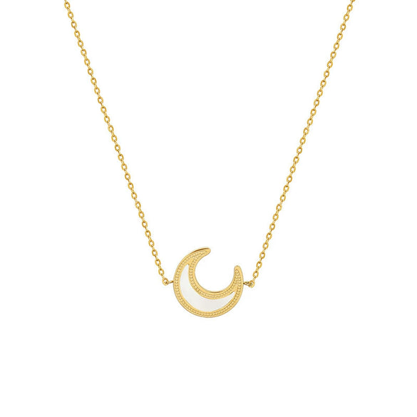 Wholesale Head Jewelry 316L Stainless Steel Electroplated Natural Style With Stars Sun And Moon Clouds Universe Pattern Pendant Necklace Earrings Set
