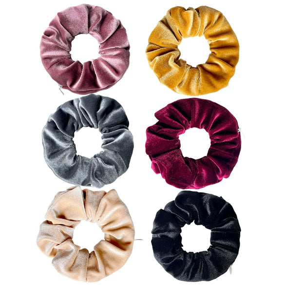 Wholesale Headband Velvet Solid Color Simple Retro Handmade Round Shape