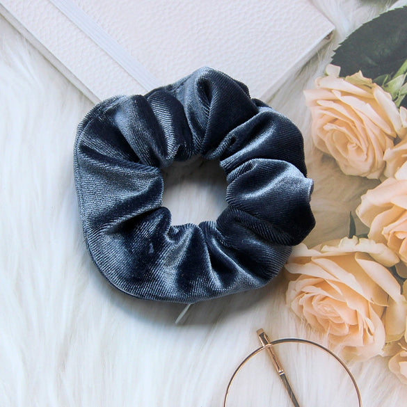 Wholesale Headband Velvet Solid Color Simple Retro Handmade Round Shape