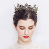 Wholesale Headwear Baroque Diamond Metal Crown Electroplated For Women