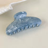 Wholesale Headwear Plastic And Resin Geometric Bow Clip With Baking Paint For Women