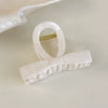 Wholesale Headwear Plastic And Resin Geometric Bow Clip With Baking Paint For Women