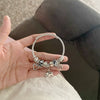 Wholesale Heart Elephant Stainless Steel Electroplated Bracelet