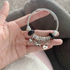 Wholesale Heart Elephant Stainless Steel Electroplated Bracelet