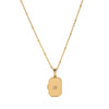 Wholesale Heart Shape Openable Photo Album Necklace With Zircon Copper And Titanium Steel Real Gold Plated O Word Chain