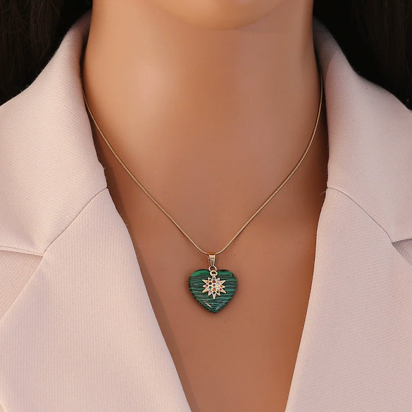 Wholesale Heart Shape Stainless Steel Pendant Necklace Accessories