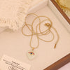 Wholesale Heart Shape Stainless Steel Pendant Necklace Accessories