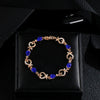 Wholesale Heart Shaped Copper Lady Bracelet With Hollow Out Elegant Flower And Diamond Embedded Design