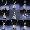 Wholesale Heart Shaped Cow Head Pendant Necklace With Little Red Riding Book Quick Hand Shake Voice 1 Karat Moissanite Silver And White Copper Plated Platinum