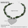 Wholesale Heart Shaped Geometric Animal Zodiac Stainless Steel Electroplated Pendant Necklace Choker For Women
