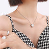 Wholesale Heart Shaped 316L Stainless Steel Clavicle Chain Necklace For Women With Electroplating And Geometric Design