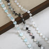Wholesale Heartshaped Clavicle Necklace With Natural Shell Beads And 925 Silver Pendant Electroplated Geometric Design For Women