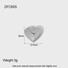 Wholesale Heartshaped Engraved Stainless Steel Electroplated Pendant Necklace With Geometric Return Pattern Jewelry Accessory