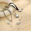 Wholesale Heartshaped Geometric Stainless Steel Fashion Simple Clavicle Necklace For Women With Electroplating