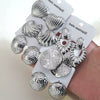 Wholesale Heartshaped Geometric Stainless Steel Stamped Earrings For Women