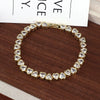 Wholesale Heartshaped Gold Plated Zirconia Bracelet Jewelry For Women