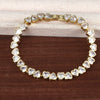 Wholesale Heartshaped Gold Plated Zirconia Bracelet Jewelry For Women