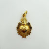 Wholesale Heartshaped Goldplated Copper Pendant Charms With Colorful Zircon Inlay Diy Jewelry Accessories For Women