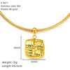 Wholesale Heartshaped Hollow Goldplated Titanium Steel Pendant Necklace For Women