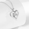 Wholesale Heartshaped Necklace S925 Sterling Silver Light Luxury Style