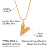 Wholesale Heartshaped Pendant Necklace For Women Stainless Steel 18K Real Gold Plated With Pvd Furnace Vacuum Real Gold Plating
