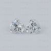 Wholesale Heartshaped Synthetic Gem Bare Stone White Zircon Jewelry With Cutting Inlay And Polishing