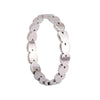 Wholesale Heartshaped Titanium Steel Women's Ring With Electroplating