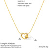 Wholesale Heartshaped Zirconia Titanium Steel Necklace For Women In Little Fresh Style